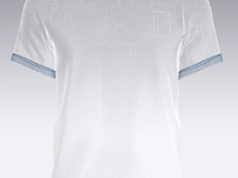 Soccer Football White with Multi colors Jersey Player-11 3D Model