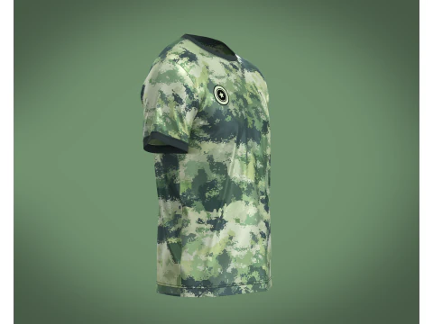 Soccer Green Jersey Player-01 3D Model
