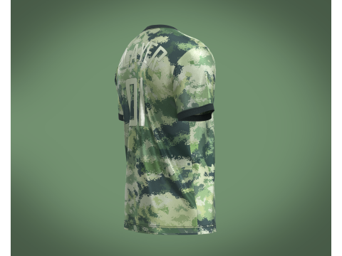 Soccer Green Jersey Player-01 3D मॉडल