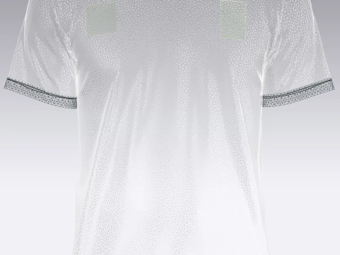 Soccer Green Jersey Player-01 3D Model