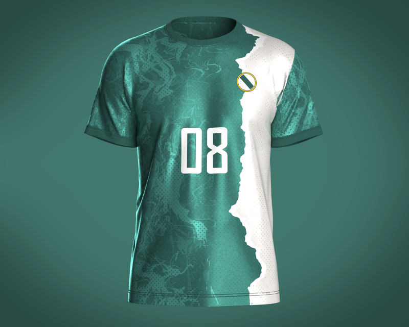 Soccer Green Jersey Player-08 3D Model .c4d .max .obj .3ds .fbx .stl .blend 