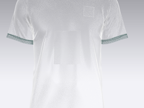 Soccer Green Jersey Player-08 3D Model