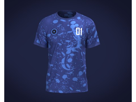 Soccer Home Jersey Player 01 Modèle 3D