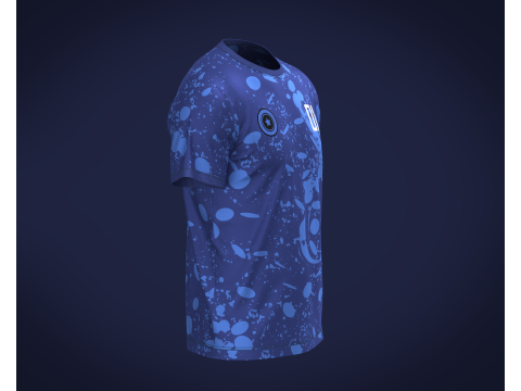 Soccer Home Jersey Player 01 3D 모델