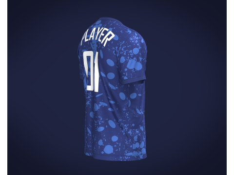 Soccer Home Jersey Player 01 3D 모델