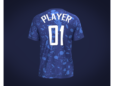 Soccer Home Jersey Player 01 3D 모델