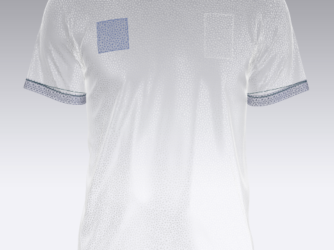 Soccer Home Jersey Player 01 3D 모델