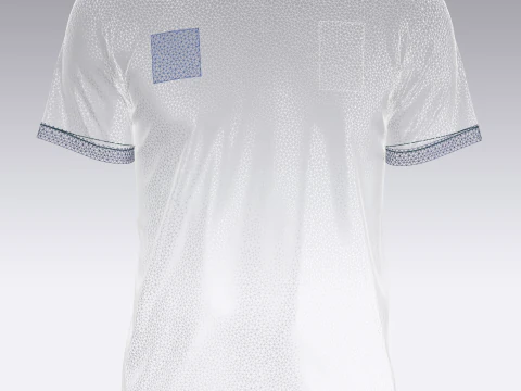 Soccer Home Jersey Player 01 3D Model