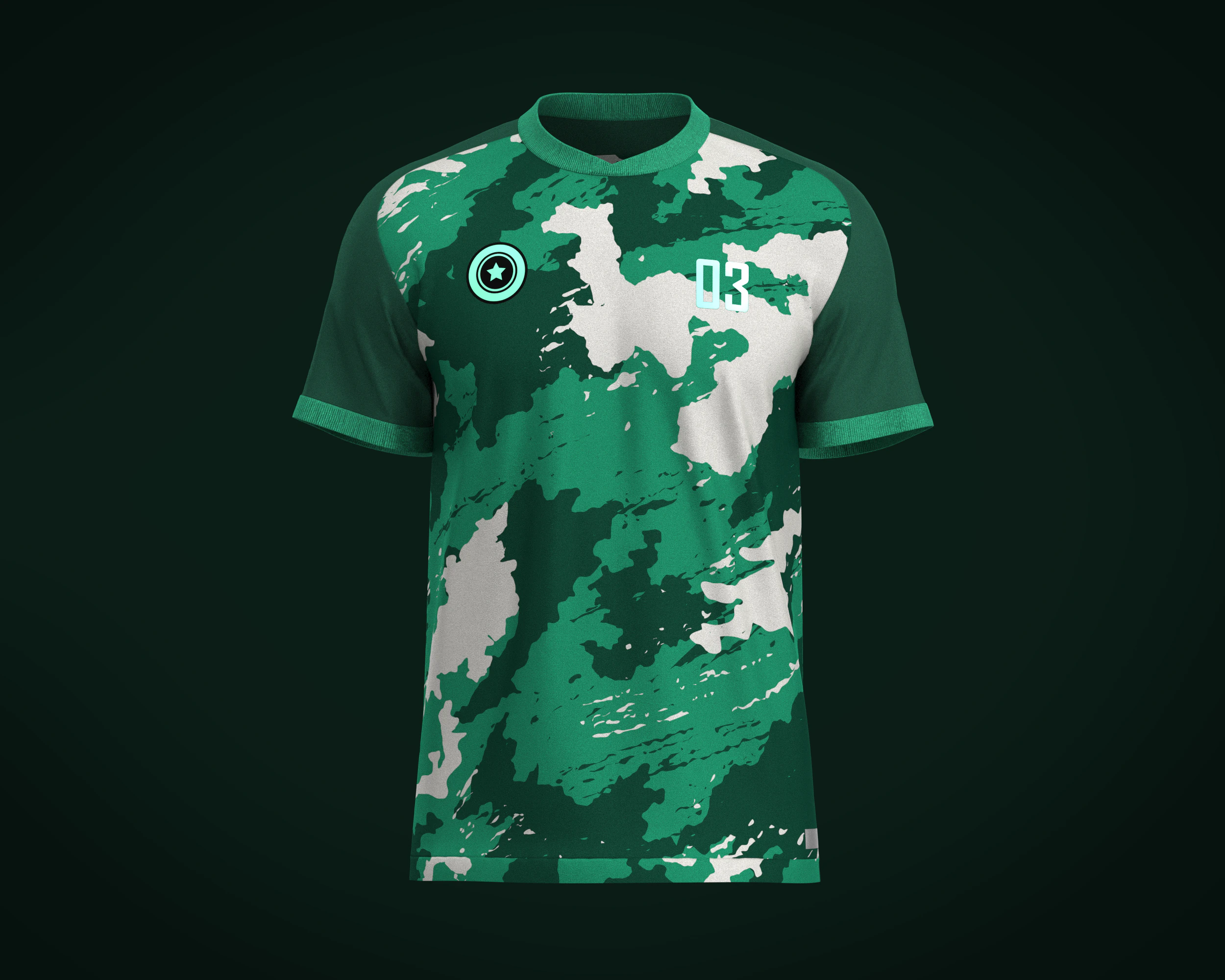 Soccer jersey Player 03 V2 3D Model .c4d .max .obj .3ds .fbx .stl .blend 