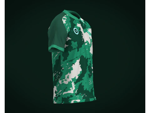 Soccer jersey Player 03 V2 3D Model