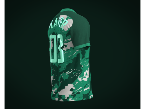 Soccer jersey Player 03 V2 3D Model
