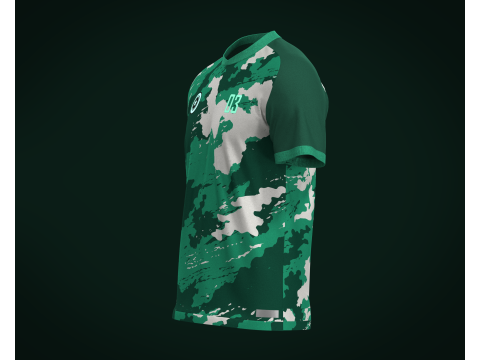 Soccer jersey Player 03 V2 3D Model