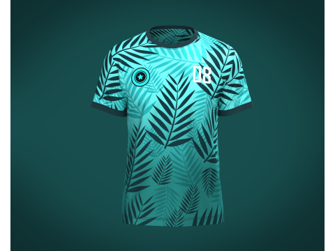 Soccer Jersey Player 08 3D Model
