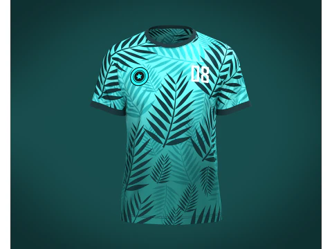 Joueur de maillot de football 08 Modèle 3D