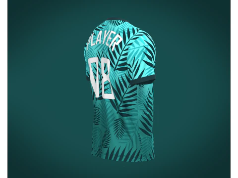 Soccer Jersey Player 08 3D Model