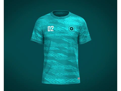 Soccer Jersey Player-02 3D Model