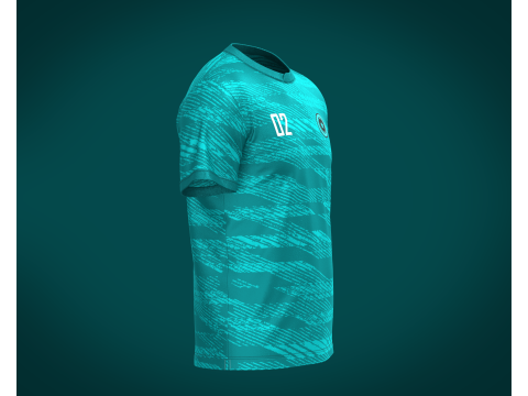Soccer Jersey Player-02 3D Модель