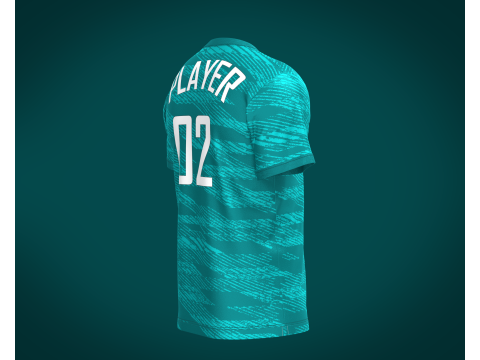 Soccer Jersey Player-02 3D Модель