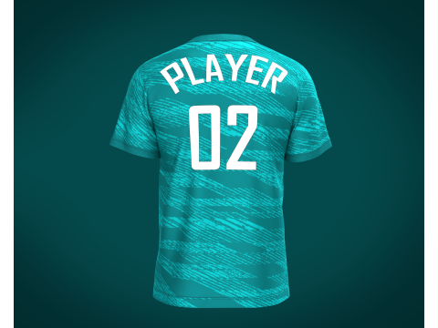 Soccer Jersey Player-02 3D Модель