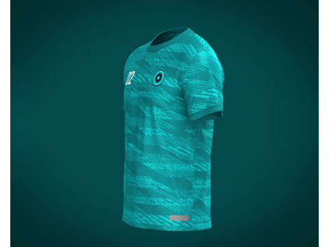 Soccer Jersey Player-02 3D Модель