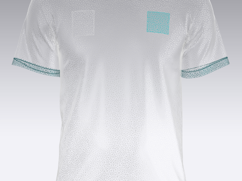 Soccer Jersey Player-02 3D Модель