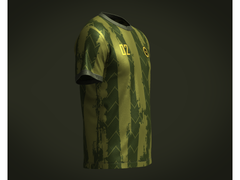 Soccer Jersey Player-02 V2 3D 모델