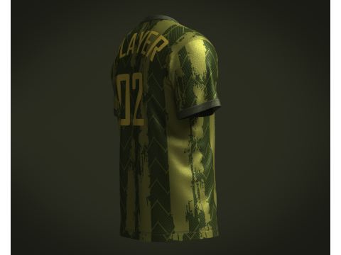 Soccer Jersey Player-02 V2 3D 모델