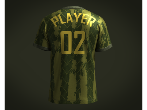 Soccer Jersey Player-02 V2 3D 모델