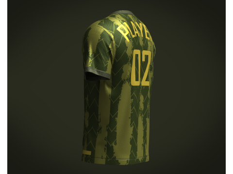 Soccer Jersey Player-02 V2 3D 모델