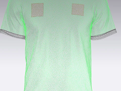 Soccer Jersey Player-02 V2 3D Model