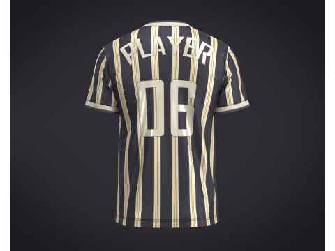 Soccer jersey Player-06 3D Model