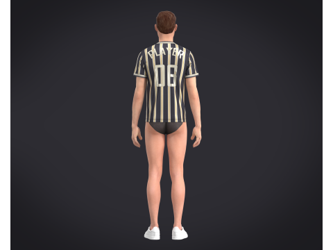 Soccer jersey Player-06 3D 模型