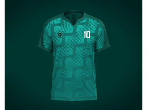 Футбол Джерсі Player-10 3D Модель