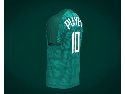 Soccer Jersey Player-10 3D Model