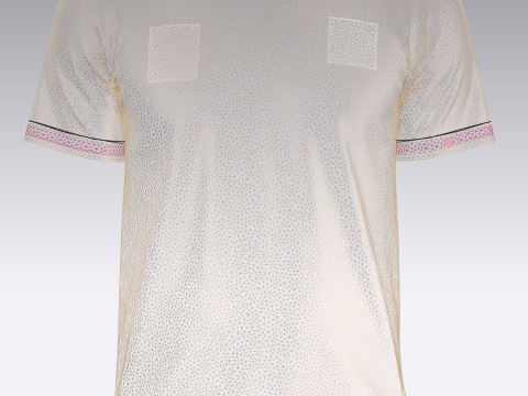 Soccer jersey Player-06 V2 3D Model
