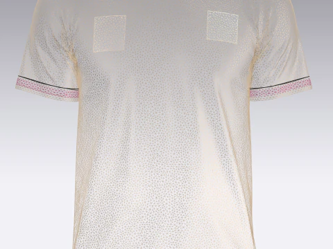Soccer jersey Player-06 V2 3D Model