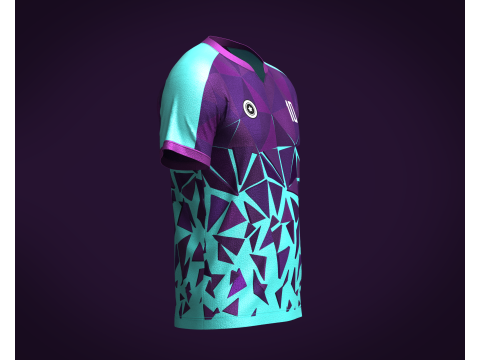 Soccer Jersey Player-10 V2 Modelo 3D