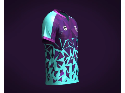 Soccer Jersey Player-10 V2 3D Model