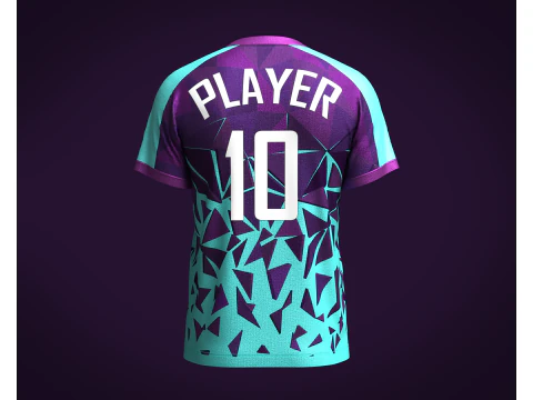 Soccer Jersey Player-10 V2 3D Model
