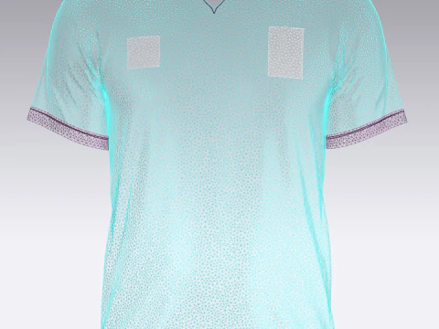 Soccer Jersey Player-10 V2 3D Model