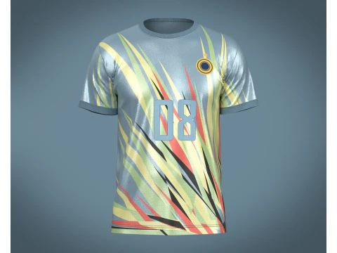 Camisa de futebol - 08 Modelo 3D