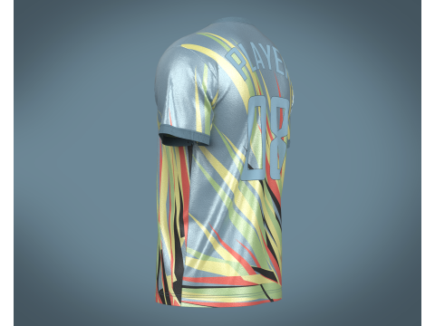Soccer Jersey - 08 3D 模型