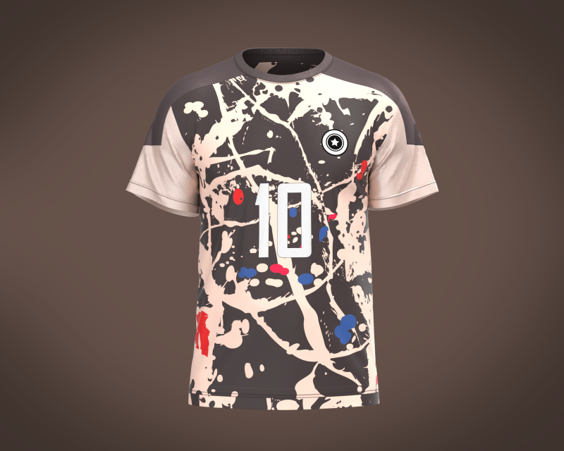 Soccer Jersey Player-10 V2 3D मॉडल .c4d .max .obj .3ds .fbx .stl .blend 
