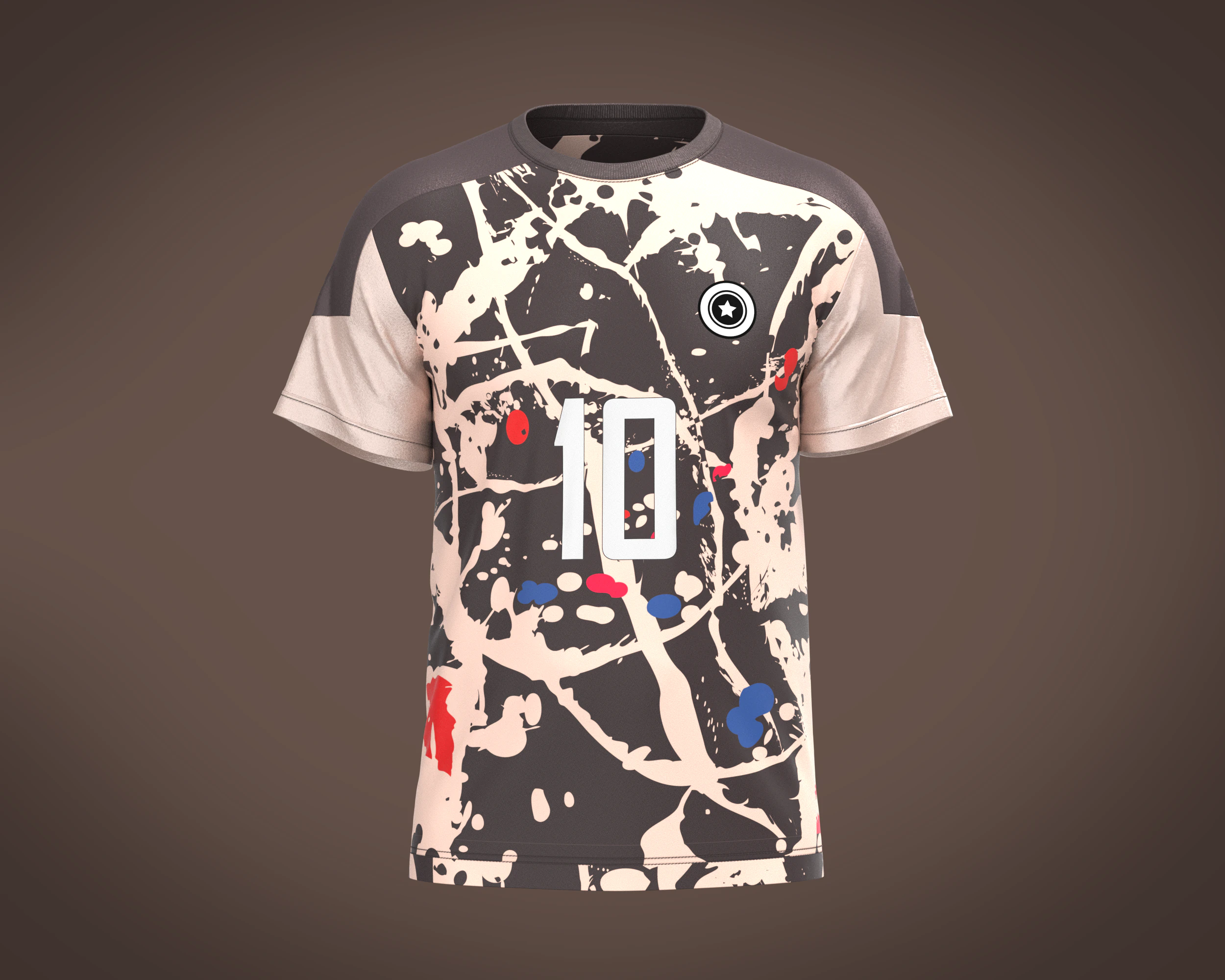 Soccer Jersey Player-10 V2 3D Model .c4d .max .obj .3ds .fbx .stl .blend 