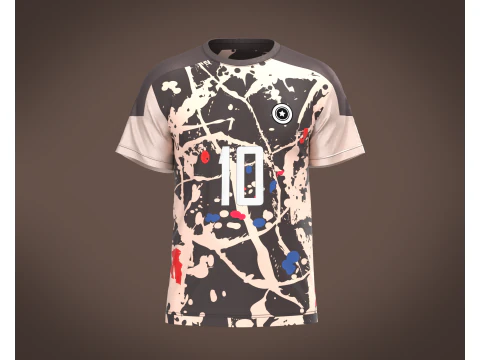 Koszulka piłkarska Player-10 V2 Model 3D