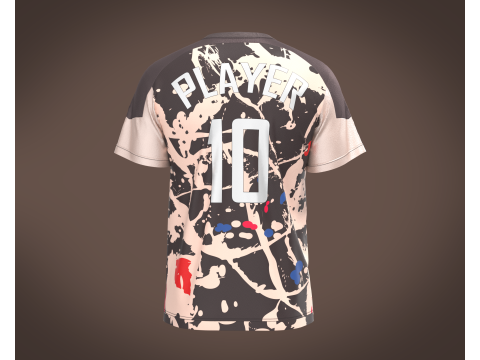 Soccer Jersey Player-10 V2 3D मॉडल