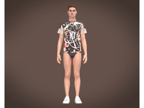 Soccer Jersey Player-10 V2 3D मॉडल