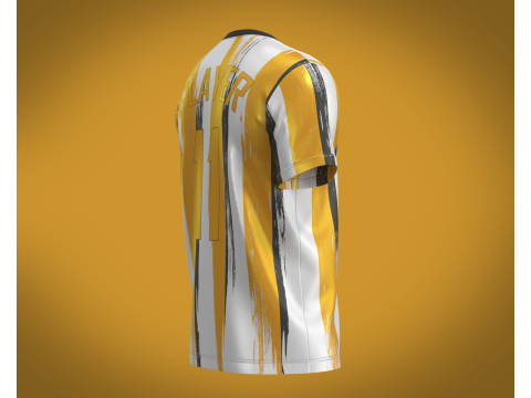 Soccer Orange Sports Jersey Player-11 3D Модель