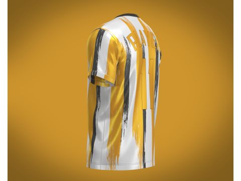 Soccer Orange Sports Jersey Player-11 3D Модель