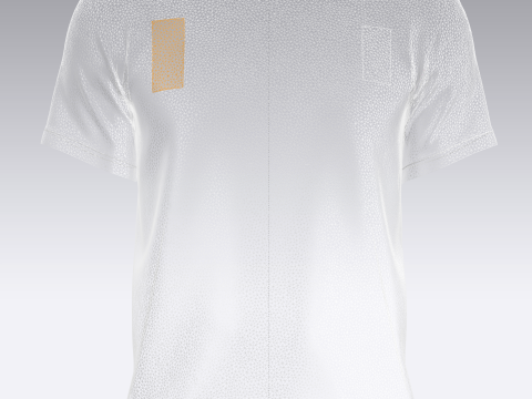 Soccer Orange Sports Jersey Player-11 3D Модель